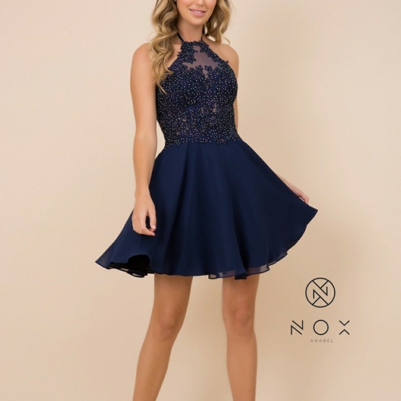 Short formal prom homecoming party dress - Picture 3 of 6